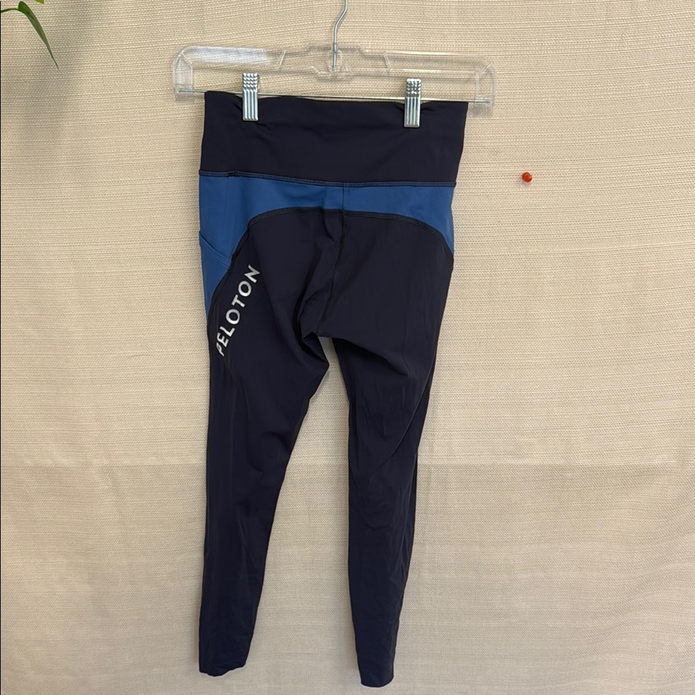Peloton Black and Blue Leggings - Picture 2 of 2